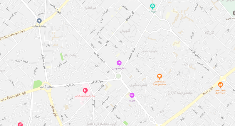 نمونه نقشه بلاگ