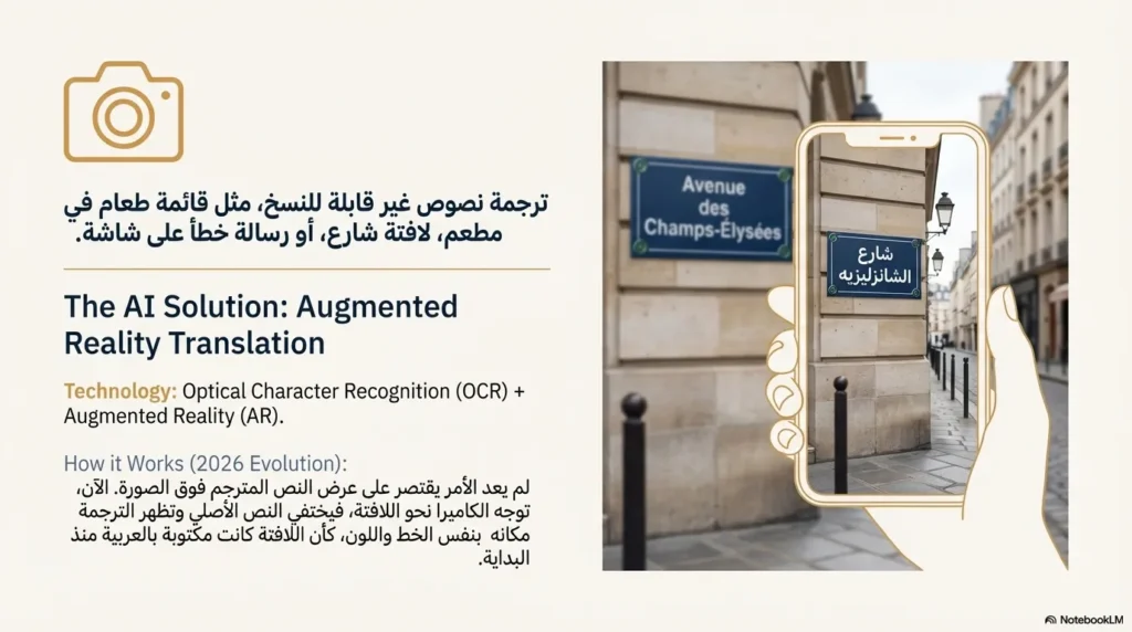 التقنية السحرية: OCR والواقع المعزز (AR)